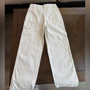 Aritzia white Sunday best cargo pants size 0